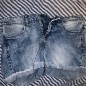 forever 21 denim shorts